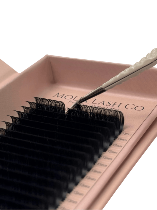 Abigail Lashes - Black/Brown (20 Rows/Tray) - Moua Lash Co