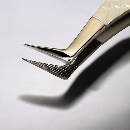 Alona Pick Me "Microfiber" Tweezer - Grande "Boot" - Moua Lash Co