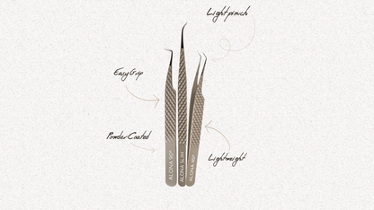 Alona Tweezer – Trio - Moua Lash Co