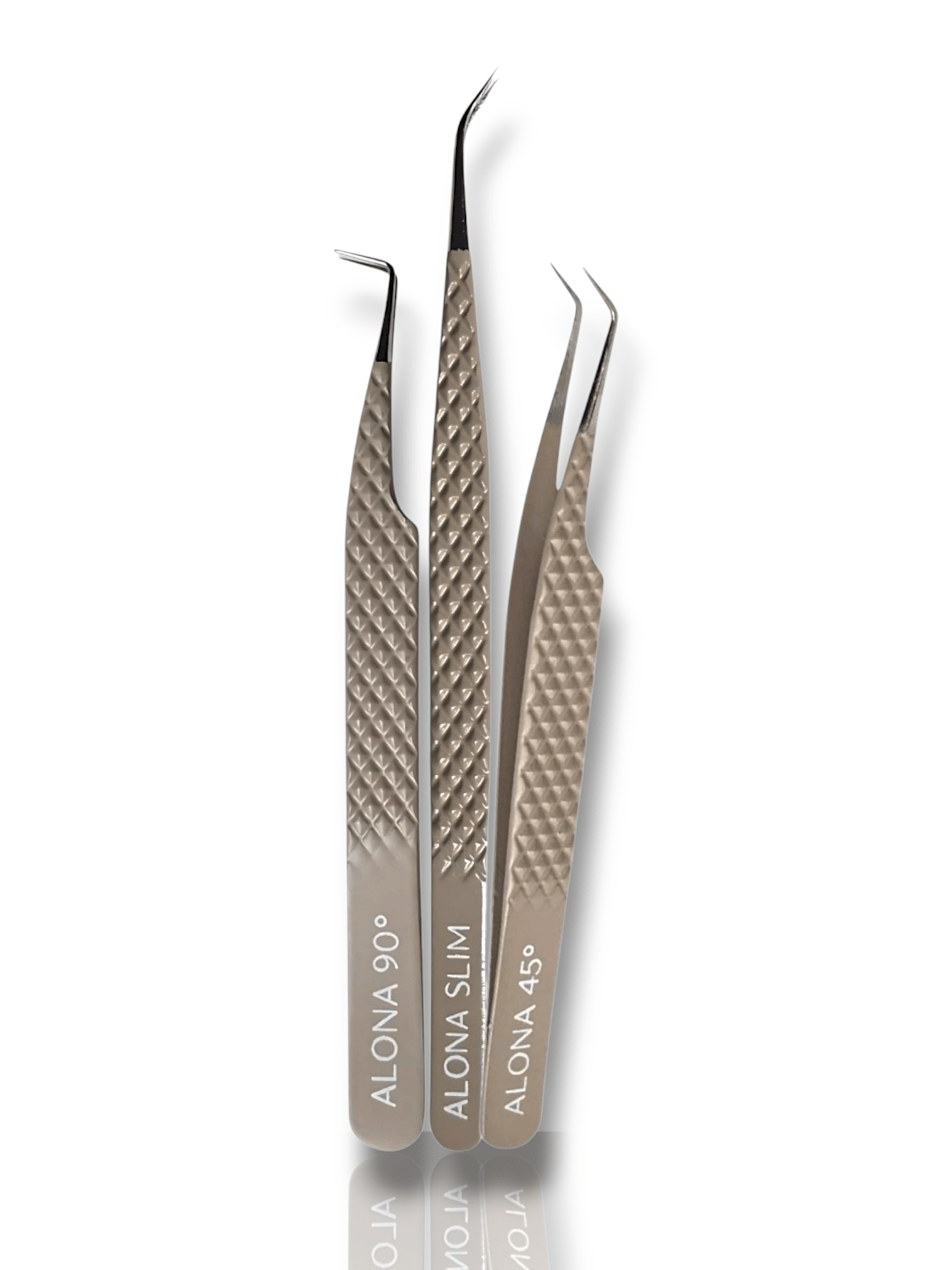 Alona Tweezer – Trio - Moua Lash Co